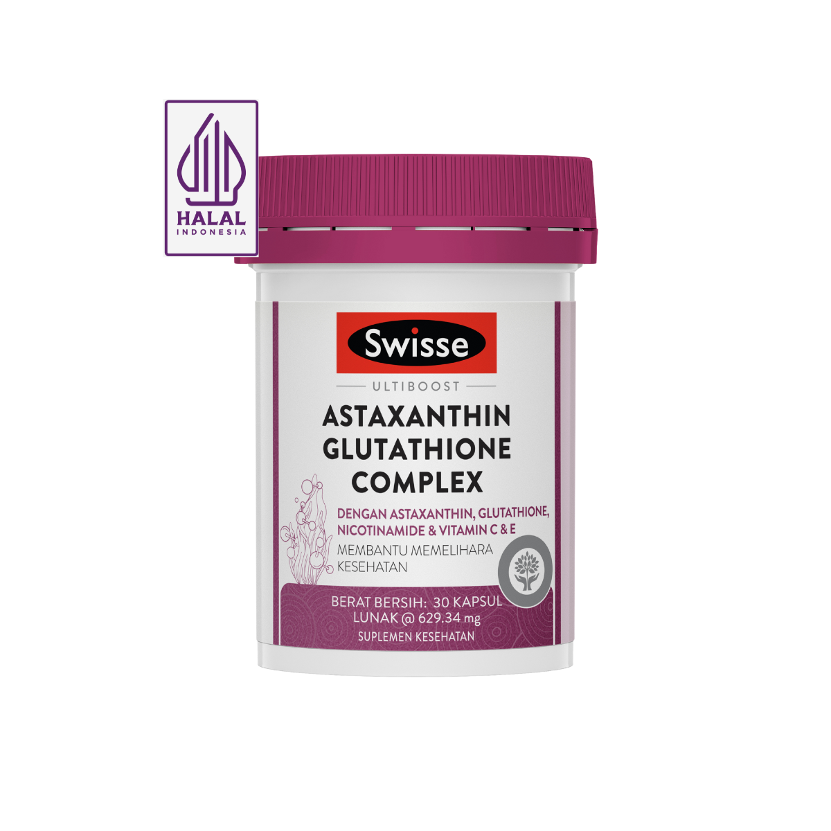 glutathione swiss Swisse Glutathione+ Tablets with Astaxanthin, Vitamin C & E main image 0
